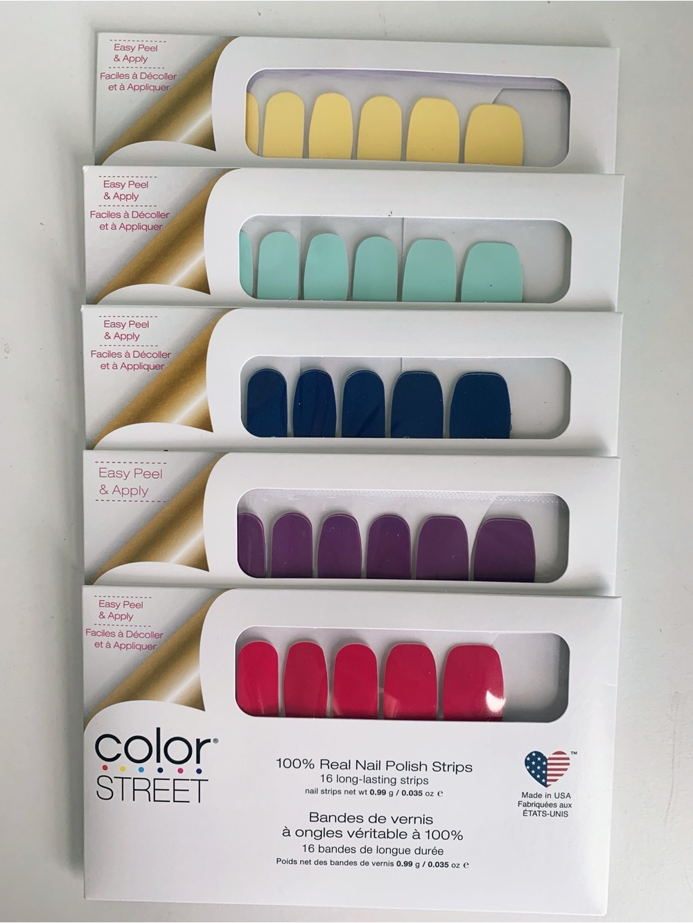 Color Street Nail Polish Strips Bundle Solids